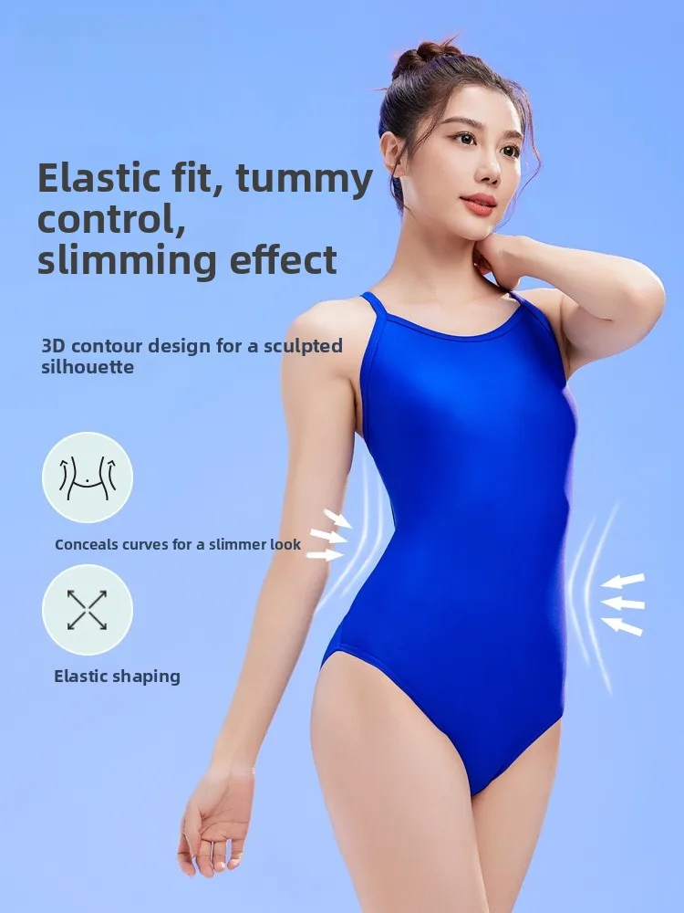 Zoke Profional Speed Swimming Suit Women's Triangular One-Piece Swimsuit Slimming Design No Sve Cetitive Swimwear