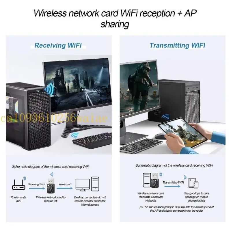 Ax900 usb wifi 6 adaptador compatível com dongle banda dupla 2.4ghz & 5ghz receptor sem fio adaptador dongle