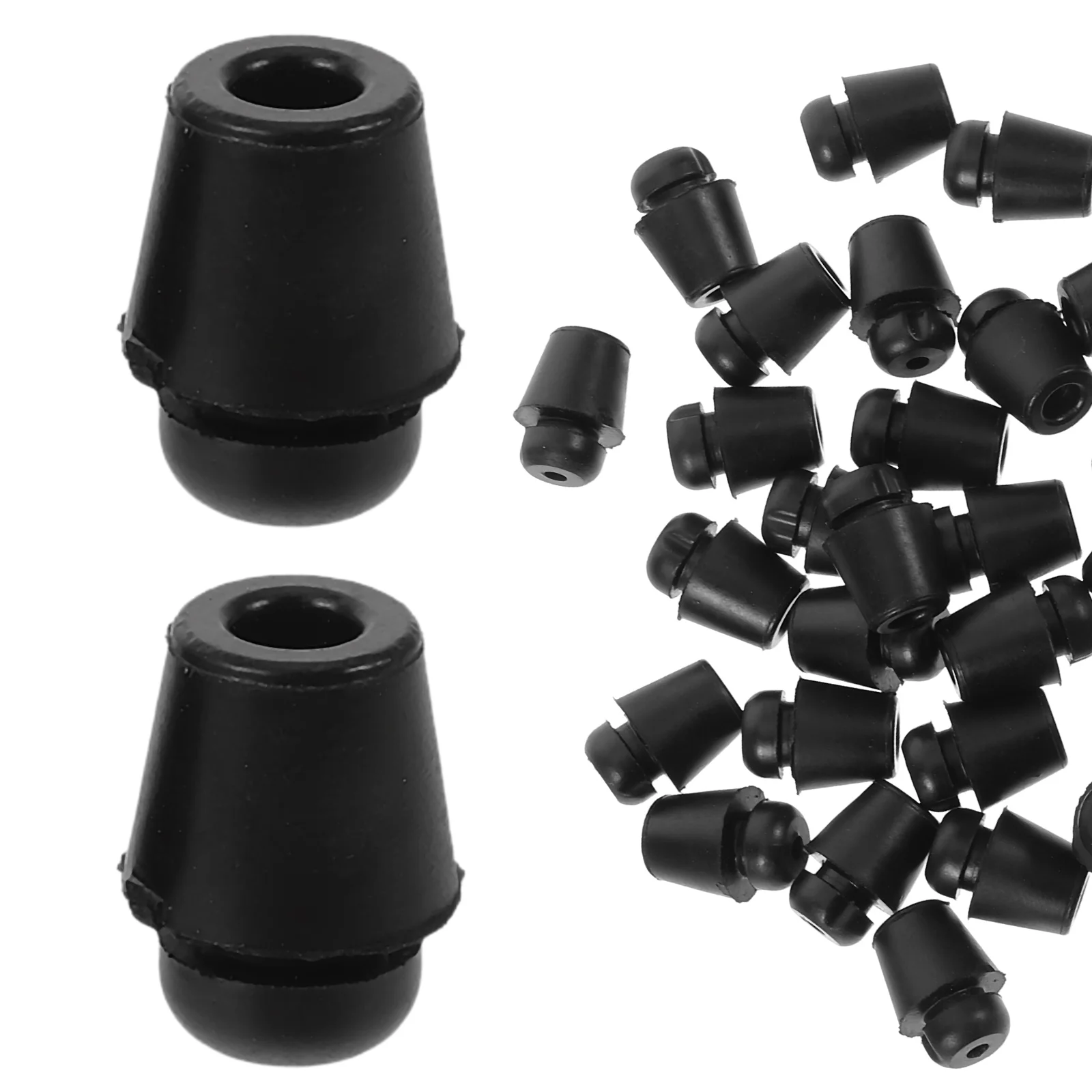 

50Pcs Car Door Rubber Gasket Shock Absorption Pads Universal Automotive Door Edge Protector Impact Absorber Compatible Front