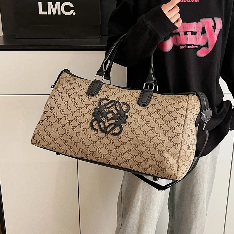 

Дорожная сумка, женская сумка для хранения багажа на короткие расстояния, сумка, большая вместимость, легкая дорожная сумка, модная сумка для фитнеса