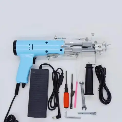 Tufting Gun New Silent Commercial Tufted Flat Loop Velvet Cutting Gun Electric Carpet Weaving Tool