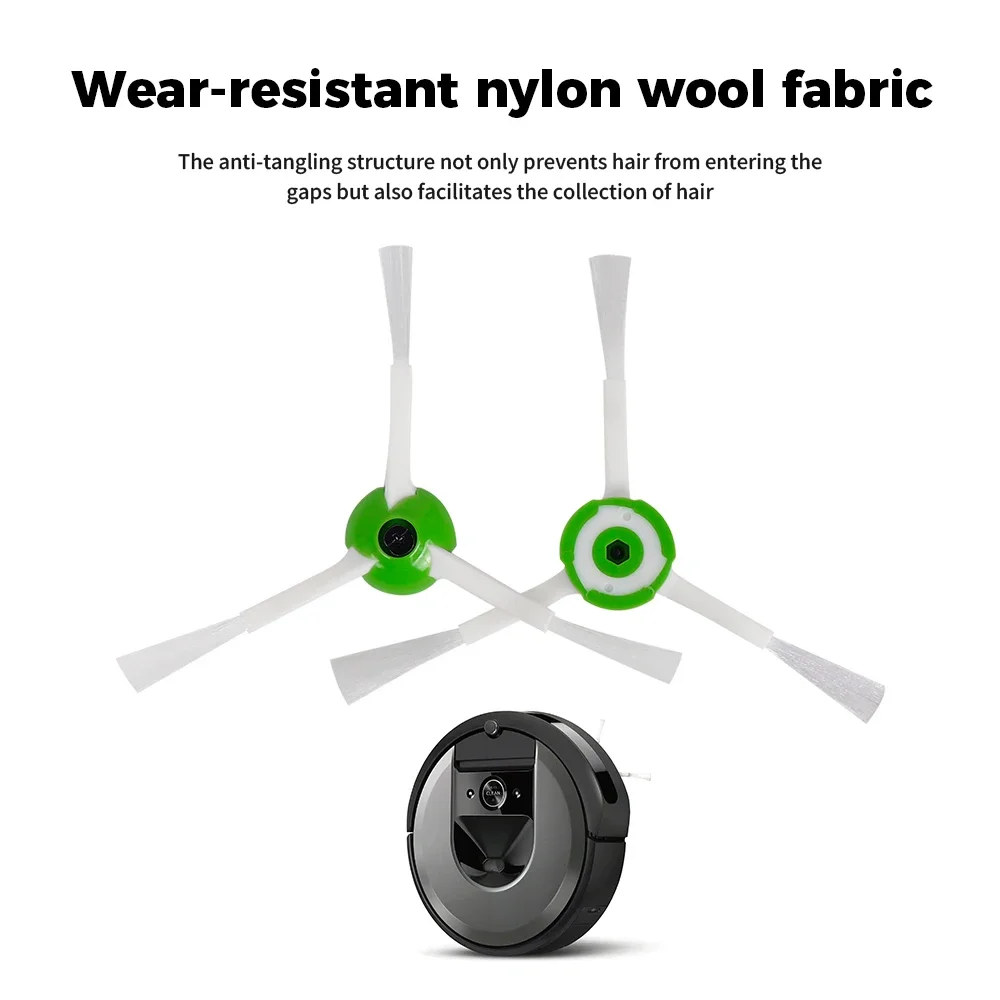 أجزاء مرشح الفرشاة الرئيسية/الجانبية للروبوت لـ iRobot Roomba i3 i3 + i4 i4 + i6 i6 + i7 i7 + i8 i8 + E5 E6 E7 جزء استبدال المكنسة الكهربائية