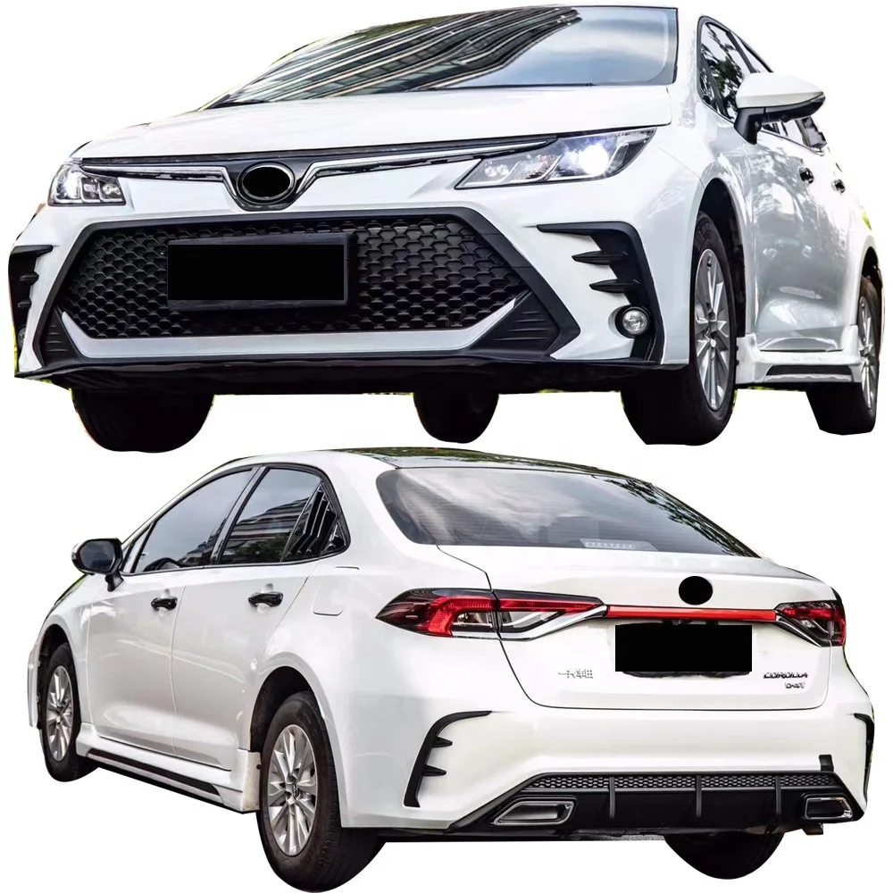 Car Bumper For 2019-2021 Toyota Corolla Altis  Car Front  Rear Bumper For 2019 Corolla New Style For 2020 2021 Altis Car Bodykit