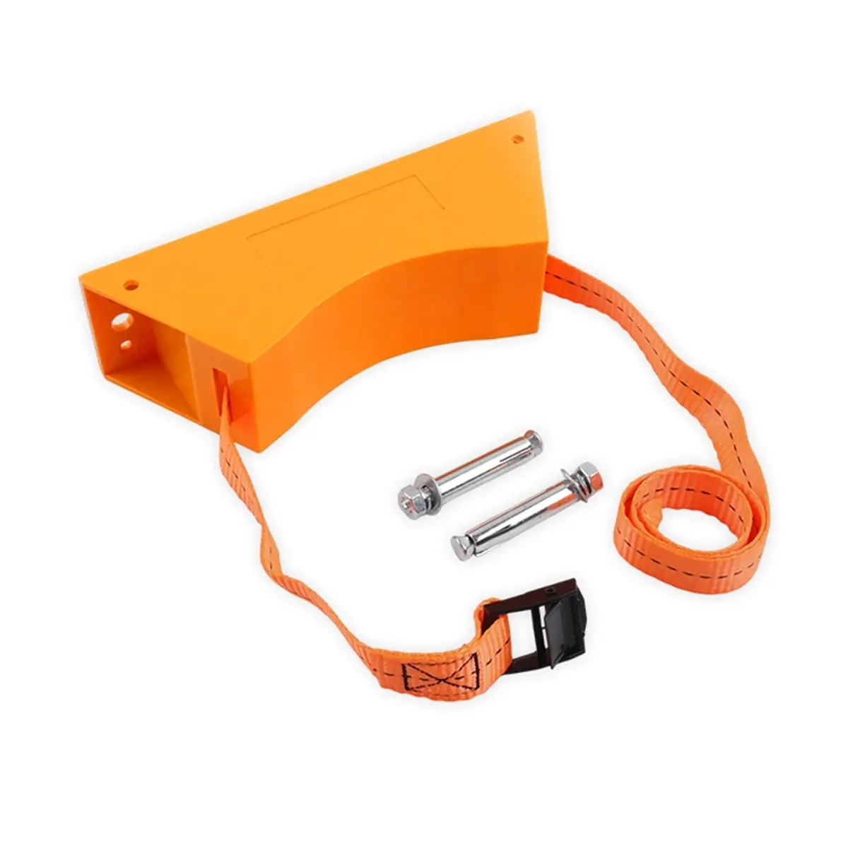 A24I Gas Cylinder Mounting Bracket,Wall-Mounted U-Shaped Bracket for Oxygen/Propane Cylinders W/Safety Straps,for Rvs/Campers