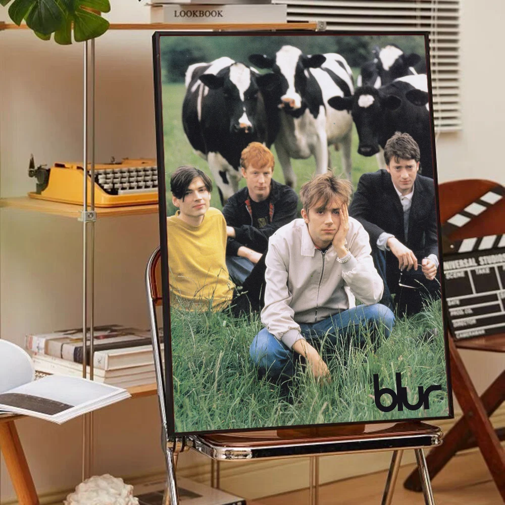 Band Musik Rapper Blur Classic Vintage Posters Vintage Room Home Bar Cafe Decor Nordic Home Decor