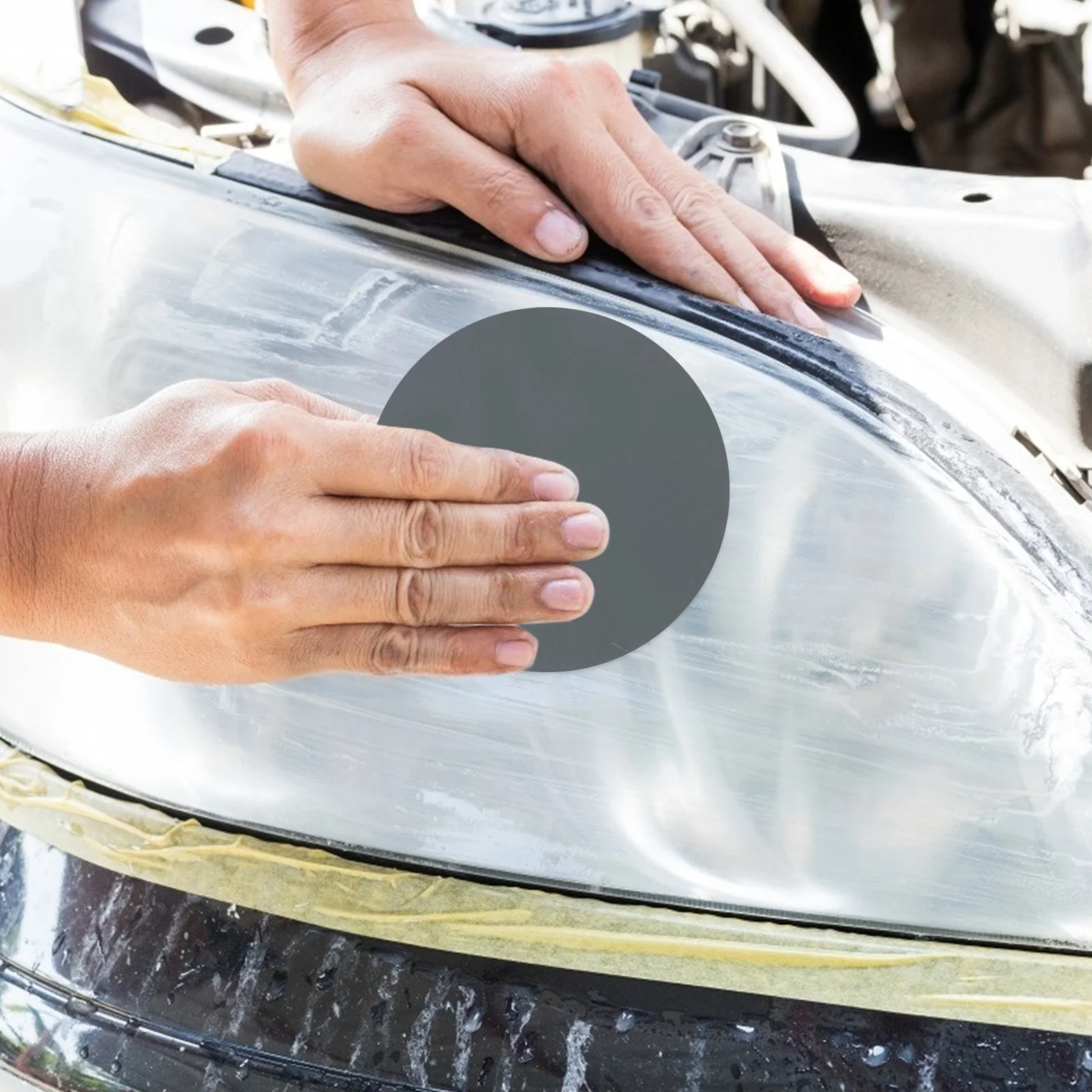 24 قطعة من ورق الصنفرة المقاوم للماء، حبيبات رقيقة، صنفرة كاشطة لتلميع الأسطح الرطبة أو الجافة، تستخدم ورق الرمل #1