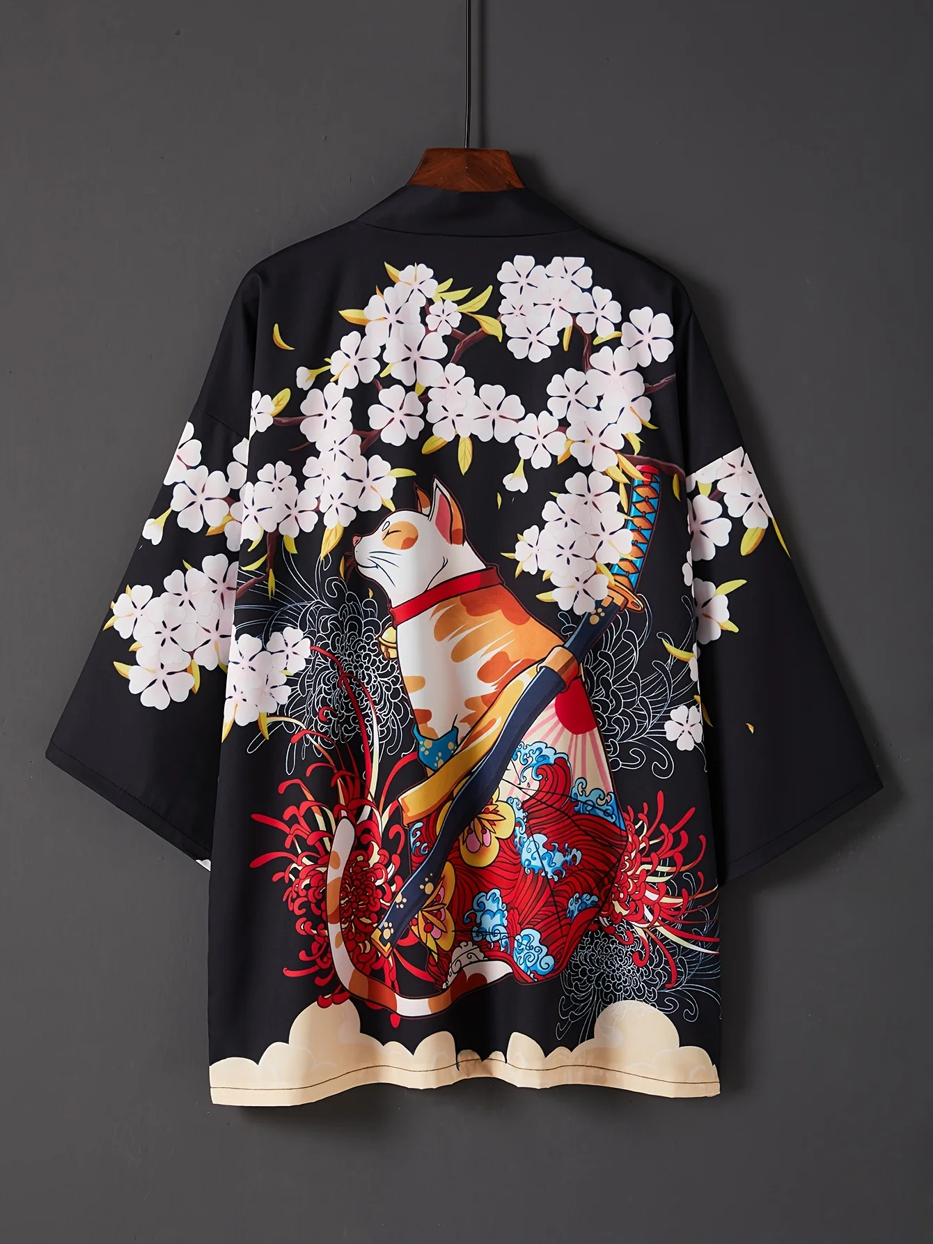 

2025 Japanese Kimono for Mens Traditional Japanese Relief Culture Printed Robe Yukata Japanese Clothing Casual Loose Kimono