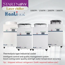 Startnow 2000W HanLi Laser Water Chiller 50/60Hz 220V For Industrial Cooling System Fiber Welding 1KW Machine 15L/min Rated Flow