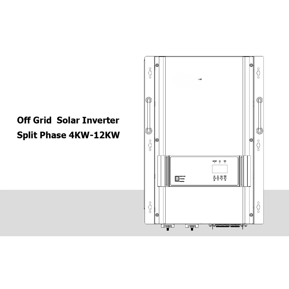 SPF 6000T DVM الهجين خارج الشبكة العاكس 48V 6kW سبليت المرحلة الولايات المتحدة العاكس للطاقة الشمسية