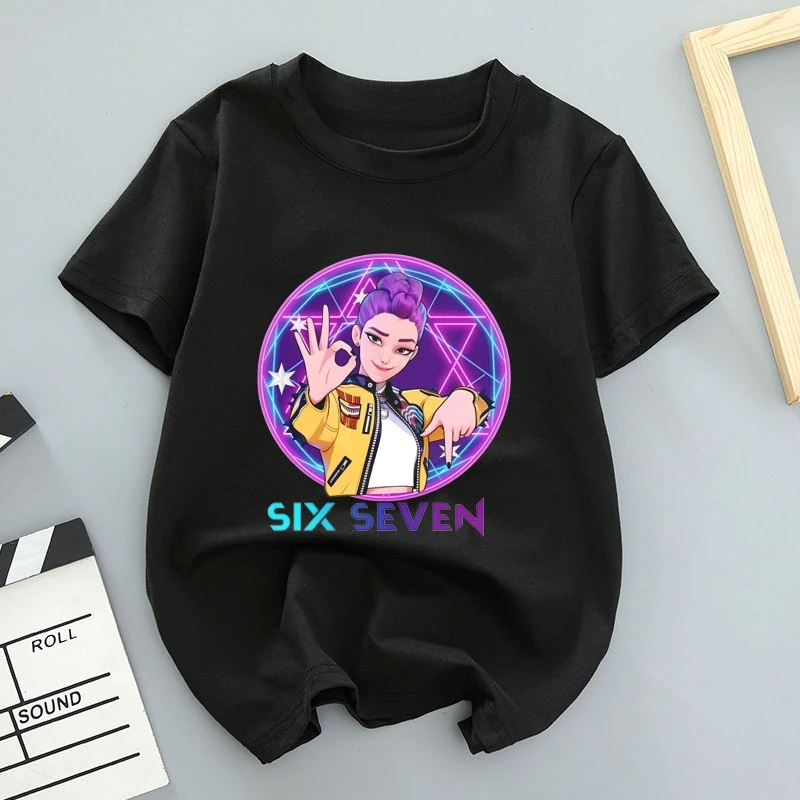 

Детская одежда с принтом в стиле K-POP для родителей и детей, весенние хлопковые футболки с короткими рукавами для мальчиков и девочек