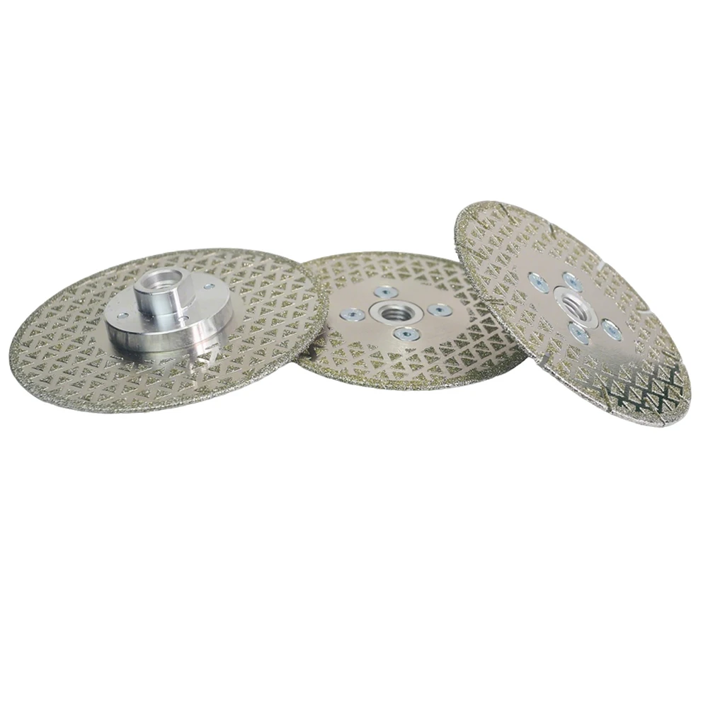 115/125mm*M14 Electroplated Diamond Cutting Blade Grinding Wheel for Granite Cut-off & Finish on Angle Grinder Power Tool