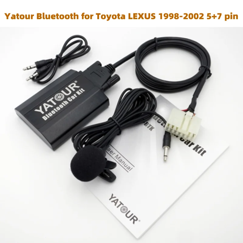 

Car MP3 Player Yatour Bluetooth for Toyota Avalon Avensis Corolla 1998-2002 With 5+7 Pin Digital Music Changer Aux Stereo YTBTK