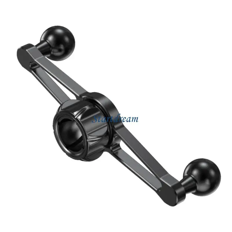 

Two Phone Mount Adapters 360 Rotation 17mm Ball Head Brackets for Tablet Tripods K92C