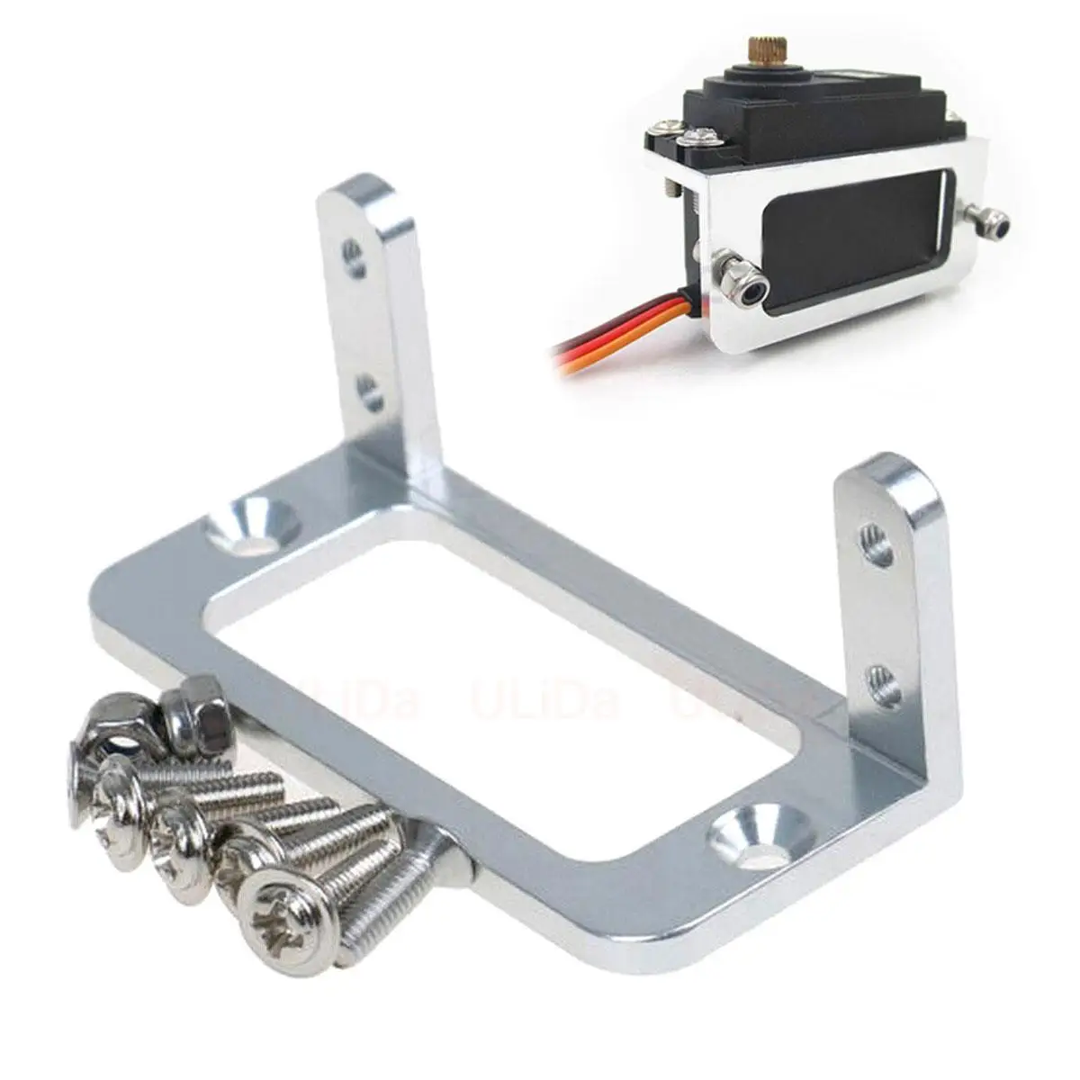 Aluminum Alloy S3003 MG995 Servo Mount Servo Fixing Bracket Mini Server Holder for RC Boats Car Servos Upgrade Part