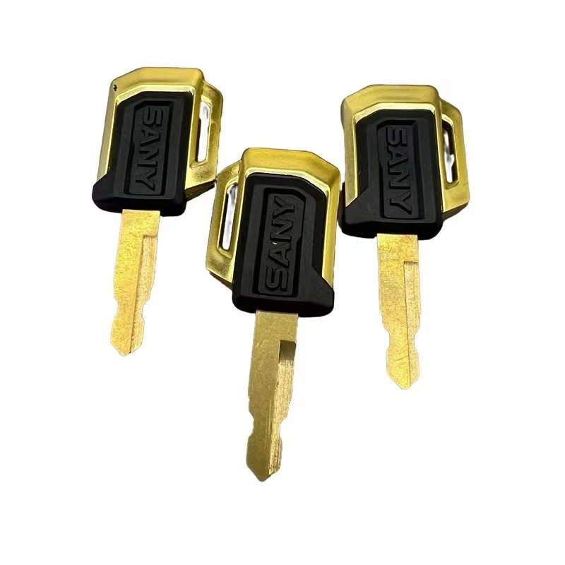 for Sany 55 60 75 135 215 for Sany Excavator New Tuhao Gold Key Open Door Ignition Key