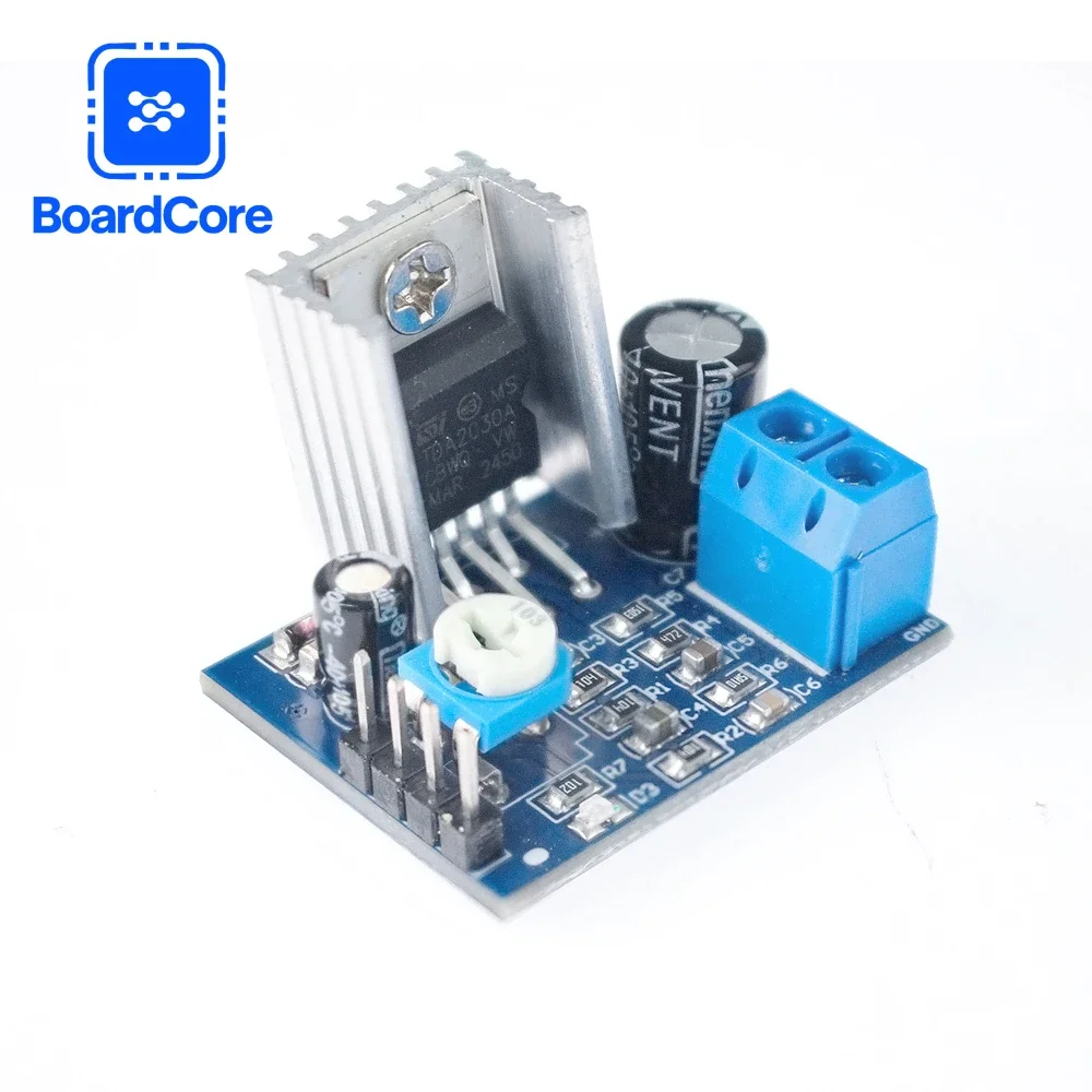 1 unidad DC 6-12V TDA2030A Módulo de placa amplificadora de potencia Mono 18W amplificador de potencia de Audio amplificador de altavoz Módulo amplificador de Audio