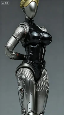 متوفر في المخزون Wikeetoys WKT002 التوأم الذري القلب التوأم الفتيات Npc روبوت عمل الشكل لعبة نموذج جمع تمثال دمية لعبة #6