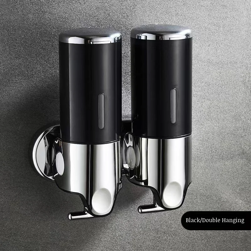 Hotel Soap Dispenser Stainless Steel Soap Dispenser Wall-mounted Pull Rod Manually Press Shower Gel To Soap Dispenser