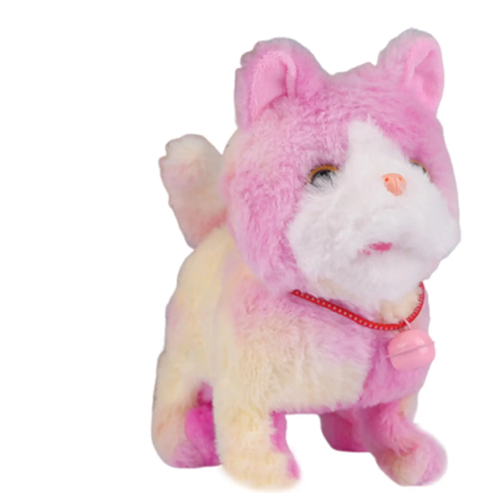 전기 워킹 고양이 장난감, 말하는 움직이는 봉제 고양이 인형, 소녀와 소년을 위한 녹음 및 반복 기능이 있는 부드러운 장난감 선물