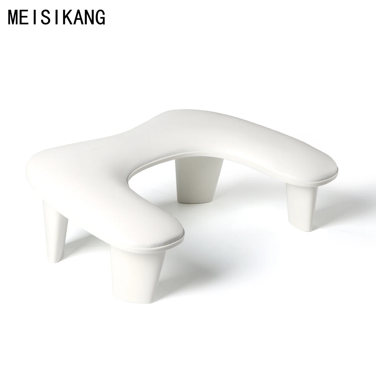 Zwei-Hände-Nagelkunst-Handkissen aus PU-Leder, Handständer für Maniküristen, tragbares PU-Handkissen, weiche Handauflage für Nagel- und Armmaniküre, Nagelkissen-Handauflage für Maniküristen, geneigtes Design