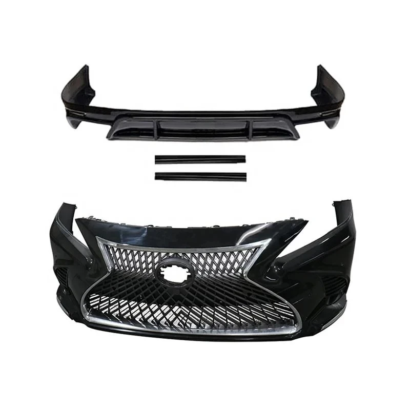 

High Quality Auto Body Kits Upgrade to LS FACE Include Grille Bumper Rear Lip Car Bumper for 2018-2021