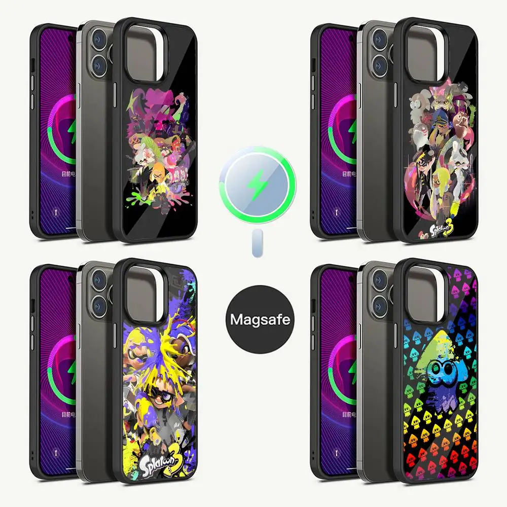 

Game S-Splatoon 2 3 Phone Case For iPhone 16,15,14,13,12,11,Pro,Max,Plus,Mini,Magsafe,Magnetic Wireless Charging Case