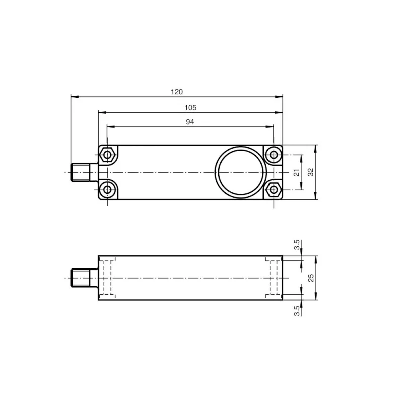 Detection sensor Square NPN PNP Analog Ultrasonic Sensor Sn:50-500mm 10-30V 0-10v 4-20mA Switch Sensor