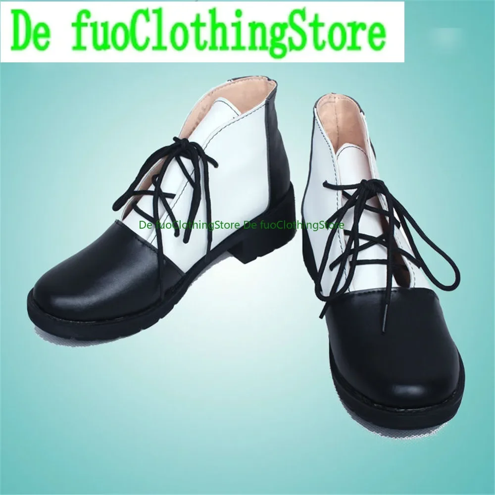 متجر أحذية DefuoClothing Black Butler Ciel Phantomhive أحذية كوسبلاي أحذية لعبة الهالوين