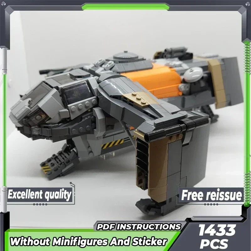 

Popular Game Spaceship Model Moc Building Bricks Explorer One Technology Modular Blocks Gifts Christmas Toys DIY Sets Assembly