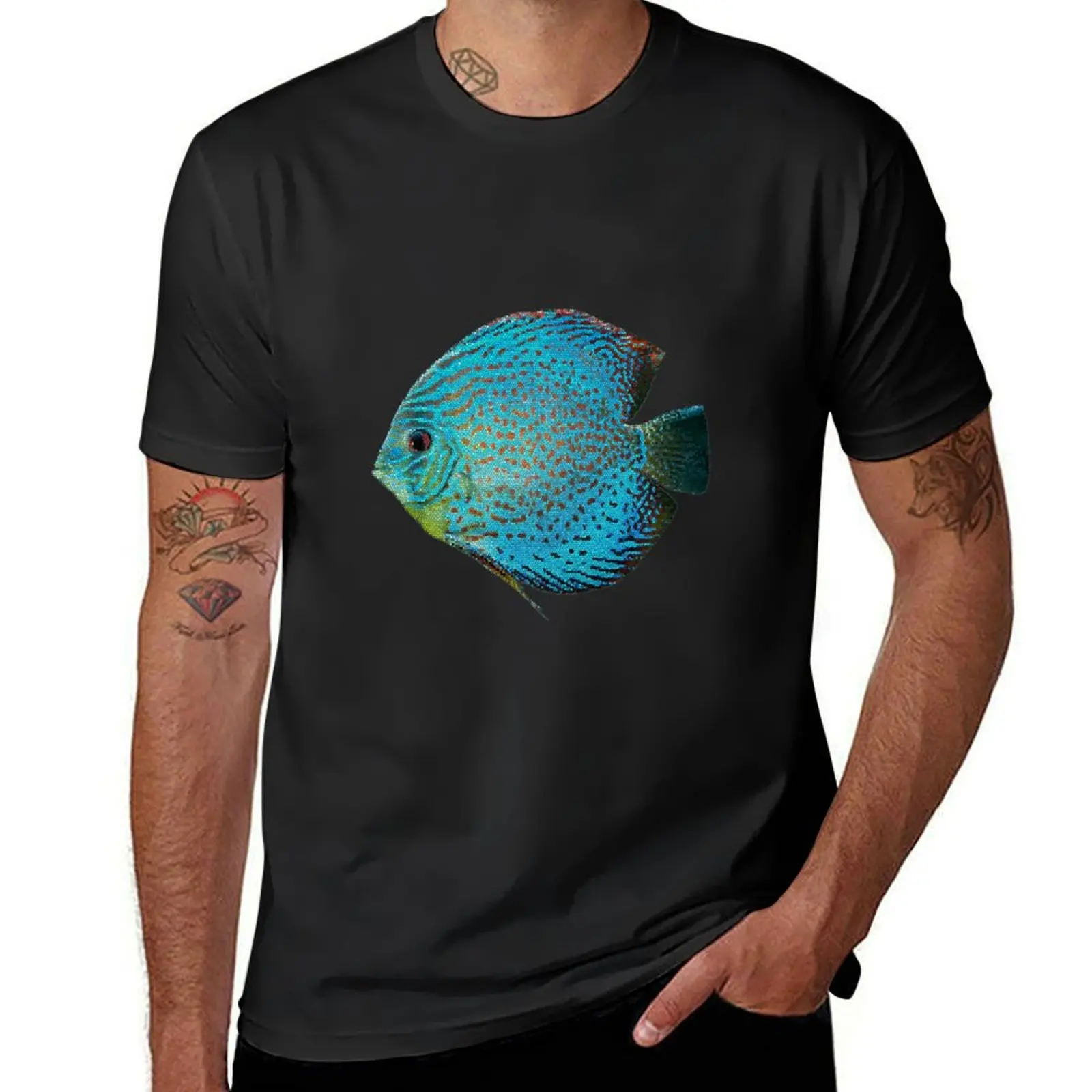 Discus Discusfish Aquarium Cichlid T-Shirt customs plus sizes men t shirts