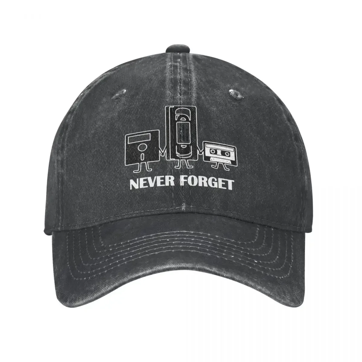 

Never Forget Unisex Baseball Caps Sarcastic Distressed Cotton Caps Hat Vintage Outdoor Summer Snapback Cap