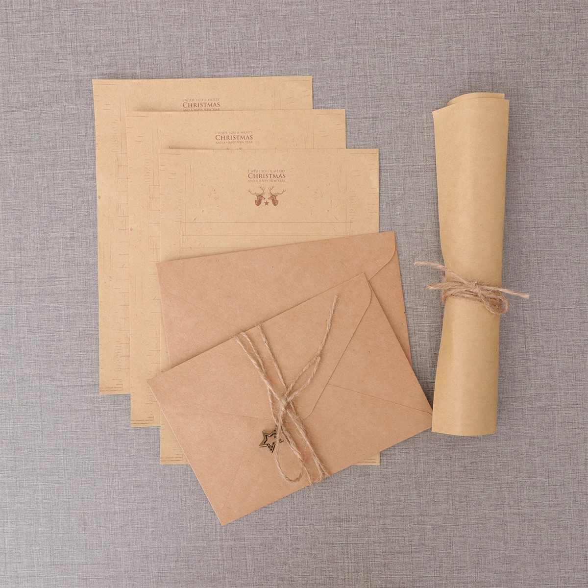 

Набор бумаги для рождественских писем, конверты для письменной бумаги премиум-качества, поздравительные праздники, подарки для вечеринок, простой дизайн