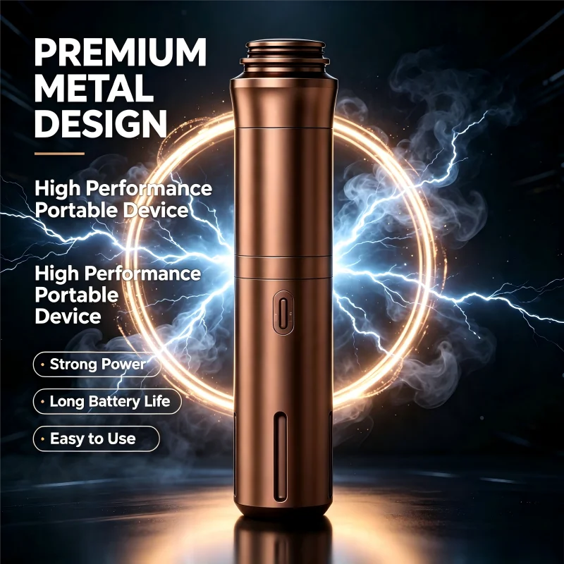 ABEL Wireless Tattoo Pen Powerful Motor Ergonomic Lightweight Design PMU Permanent Makeup For Tattoo Artists