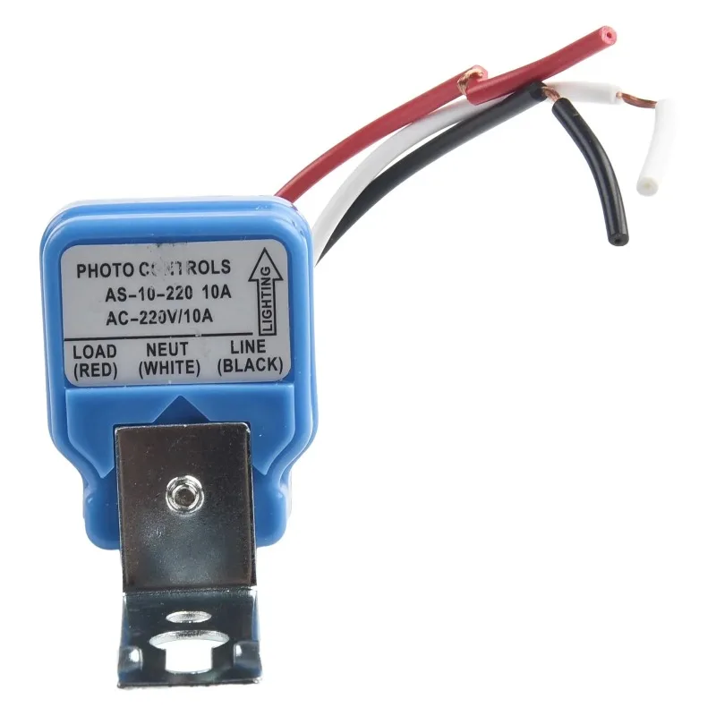 Twilight Switch 220V Twilight Sensor Light Sensor Switch Automatic On Off  Photocell Street Lamp Light Switch Controller