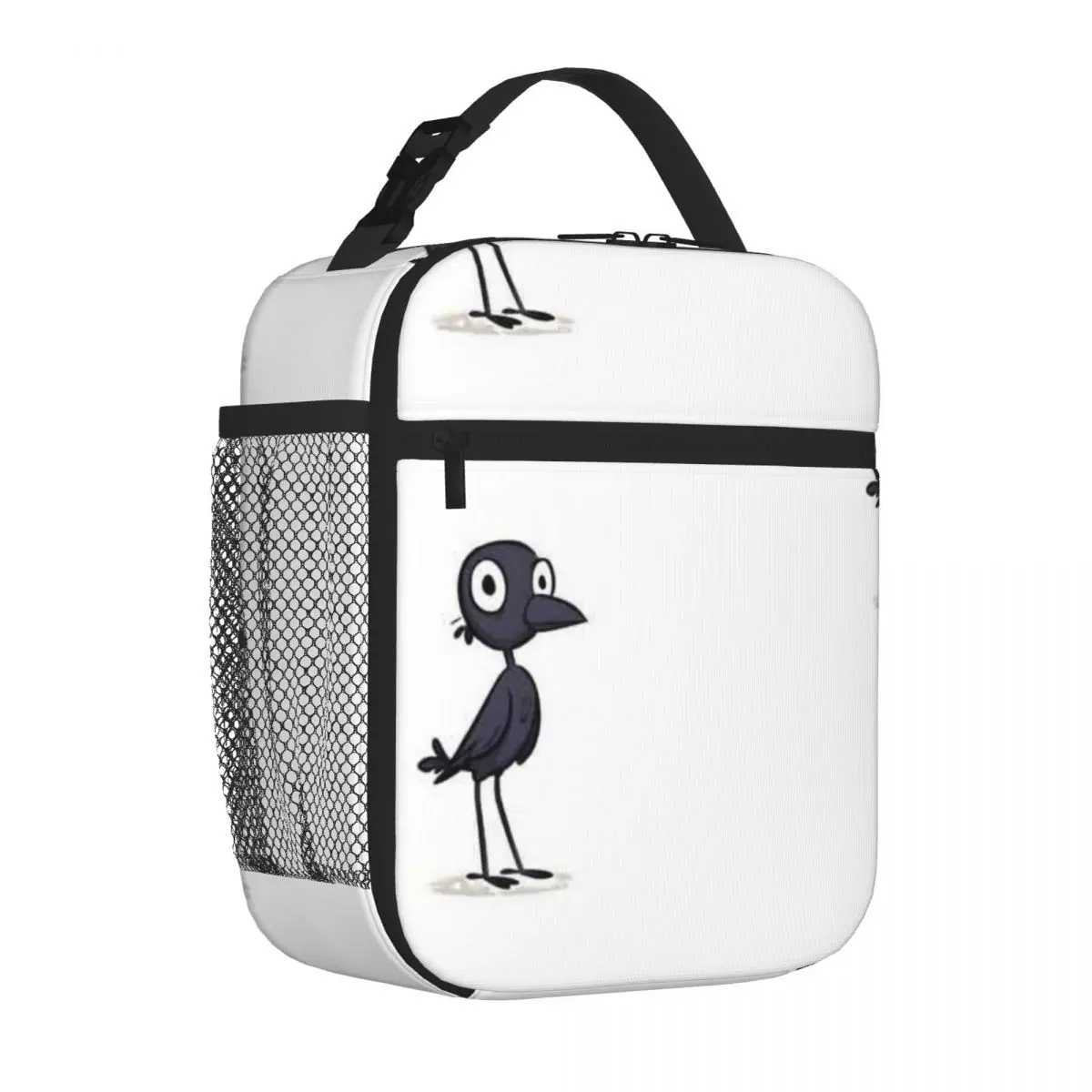 Bestselling Lucky Crow Marble Print Canvas Lunch Bag Newborn Food Storage Thermal Tote