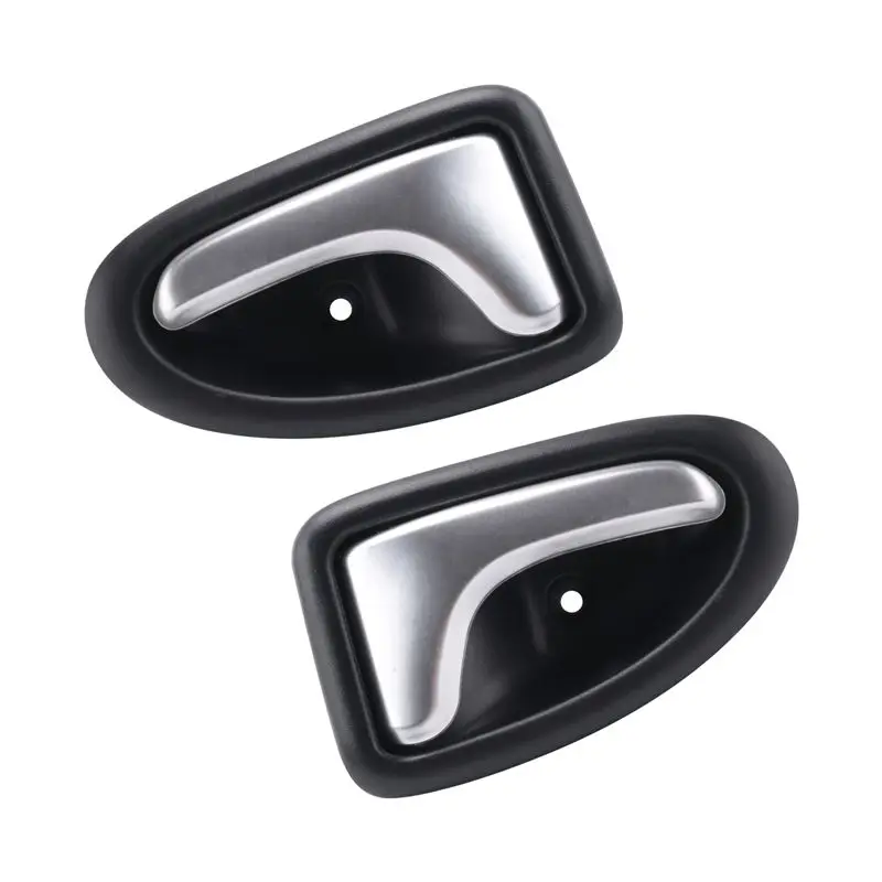 

ABHY-Interior Door Handles For Renault Clio II 2 Megane Scenic Trafic Back Front Rear Left Right Side Inner Driver Passenger