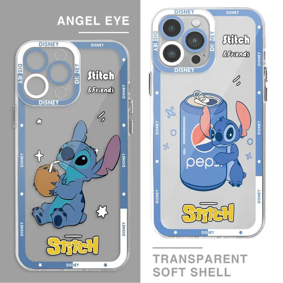 Cartoon Disney Stitch Phone Case for Honor 90 Lite X9a X9b X8b X7b Y9 Prime 2019 Clear Soft Shell