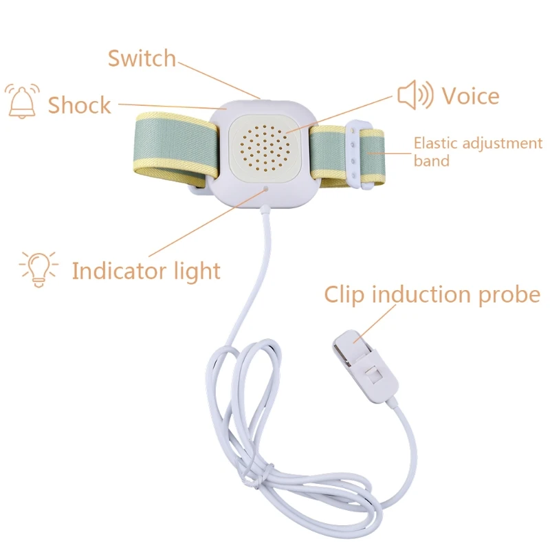 Arm Wear Bed Wetting Alarm Bedwetting Enuresis Urine for Infant Toddler Kids Elderly Adult