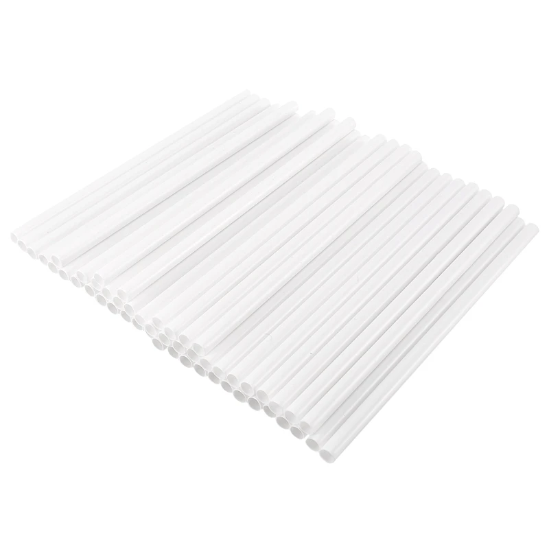 

50 Pieces Plastic White Cake Dowel Rods For Tiered Cake Construction And Stacking