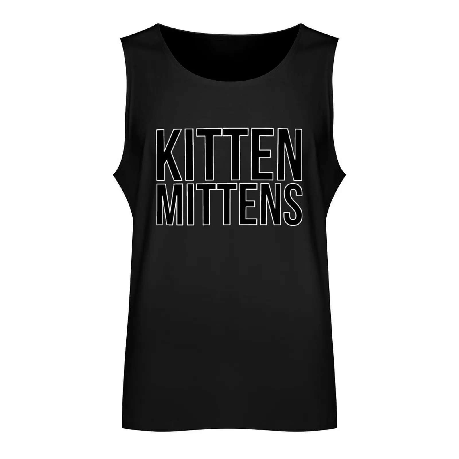 Kitten Mittens Tank Top Men's t shirt cool things anime gym