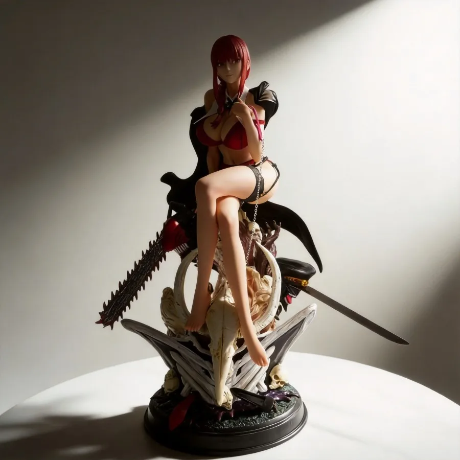

HHS Chainsaw Man Makima Anime Figure 45cm GK Collection Model Desktop Decoration Ornament Fashion Play Gift for Anime Fans