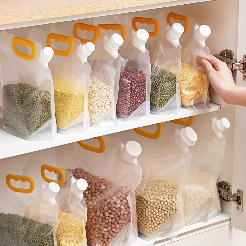 

Kitchen Packaging Bags Moisture-Proof Insect-Proof Sealed Storage Bag Food-Grade Transparent Bag Portable Reusable Storage Bags