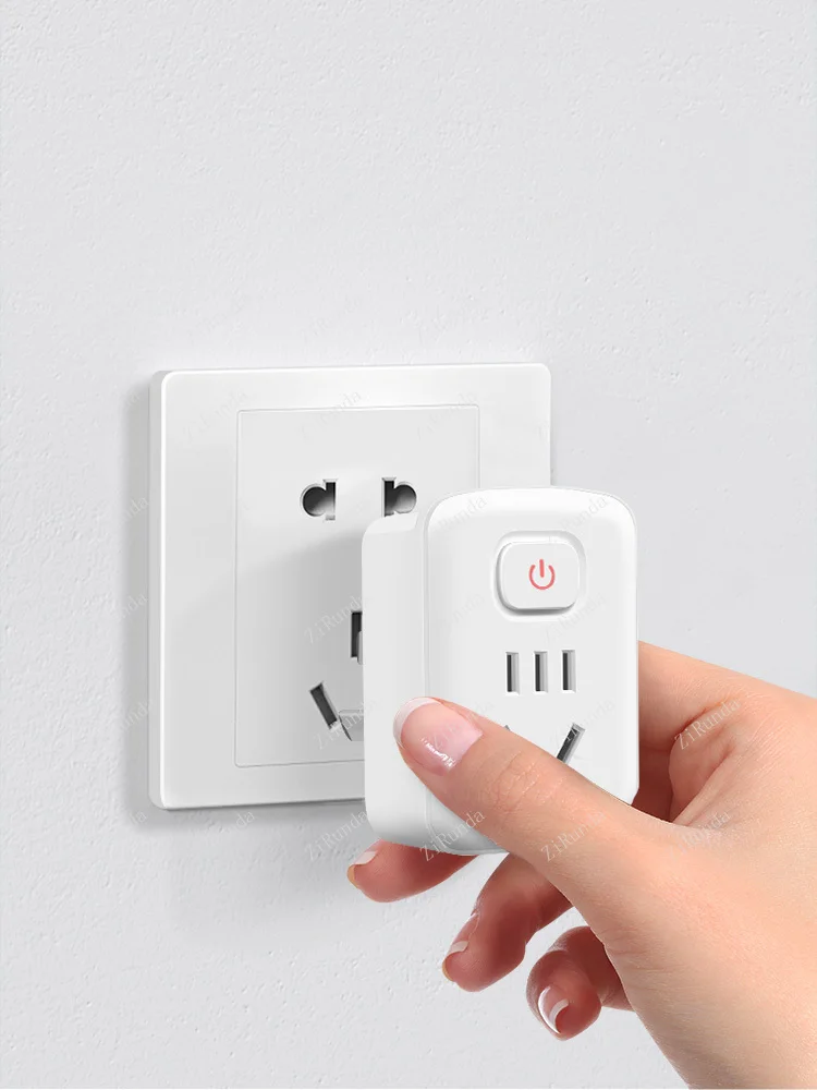 *Conversion plug socket with switch, one turn two row plug, 16A turn 10A air conditioning water heater three hole socket