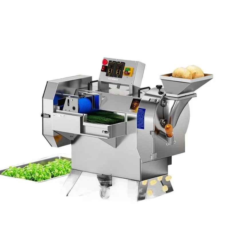 

Commercial fully automatic multi-function large electric slicing and shredding machine