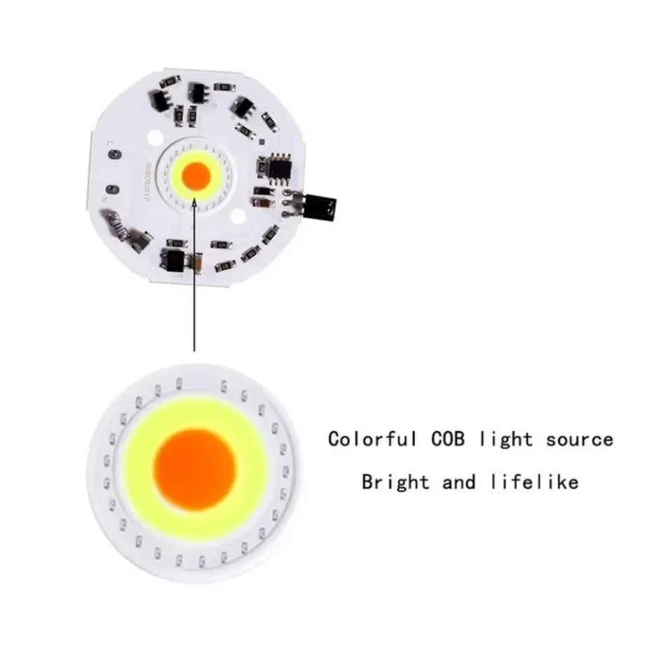 220V RGB LED COB Chip Light LED Spotlight Lamp No Need Driver For Floodlight DIY Lighting With Remote Controller BedroomDecorati
