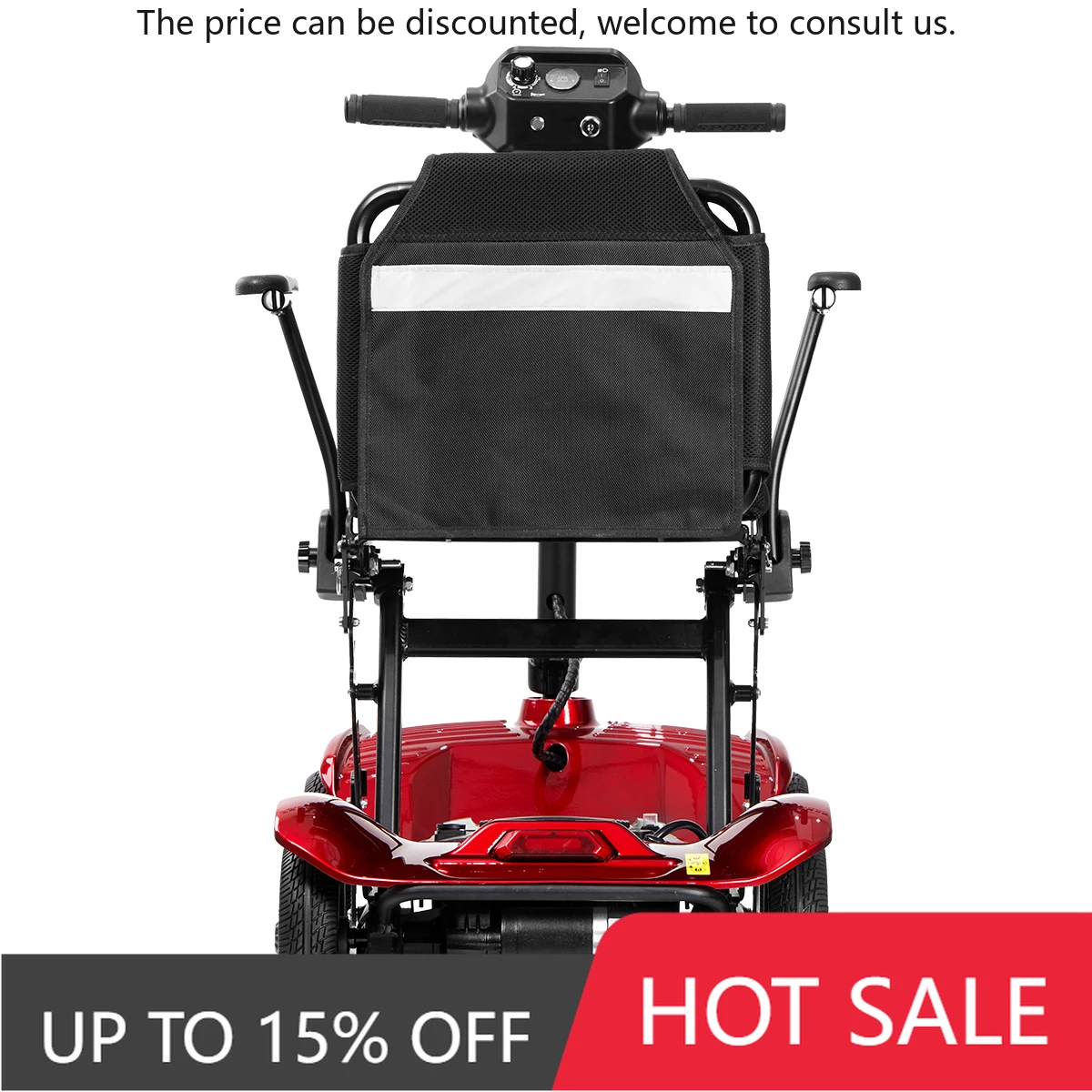 

Baichen All Terrain Remote Control Compact Travel Scooter High Power Foldable Disabled Health Care Mobility Scooter