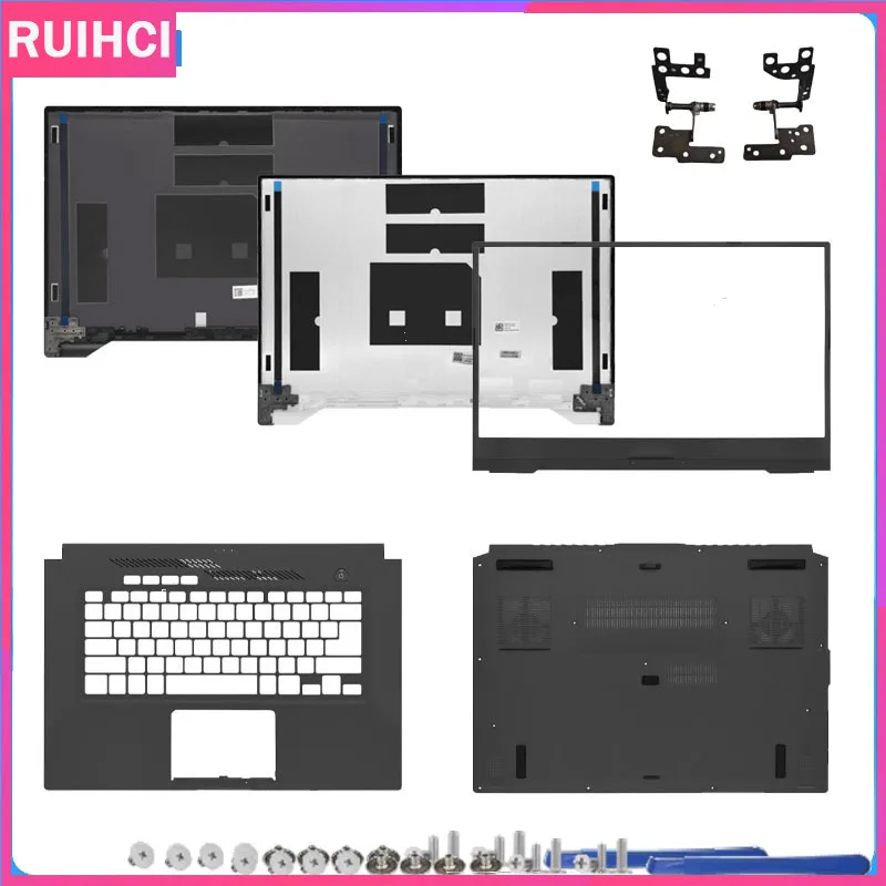 

For TUF Air F15 FX516 FX516P FX516PR FA516 New Laptop LCD Screen Top Case/Back Cover/Front Bezel/Bottom Case/Hinges