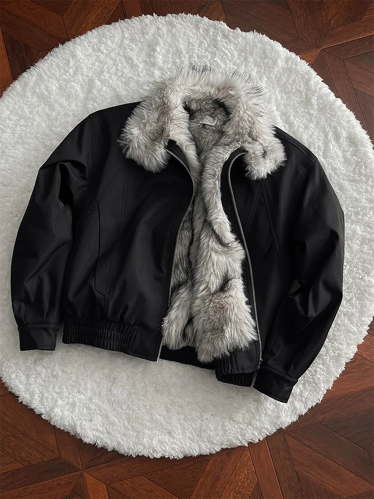 

Faionable Thiened Cotton Jaet Men's Stand Collar Mountain Eagle Design Autumn Winter New Arrival Casual Warm Zipper Clo...