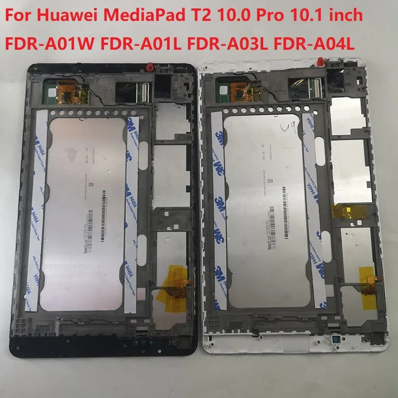 

LCD Display + Touch Digitizer Screen glass For Huawei MediaPad T2 10.0 Pro 10.1" FDR-A01W FDR-A01L FDR-A03L FDR-A04L with frame