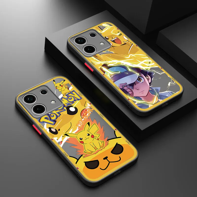 Anime Digimon Adventure Frosted Translucent Phone Case For Redmi 9A 9C 9i 9T 10 Prime 10C K30 K40 S K20 Pro Gaming Plus